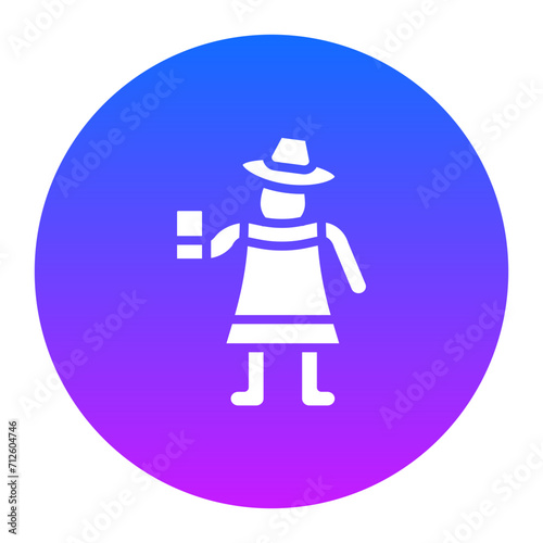 Woman Taking Selfie Icon of Housekeeping iconset.