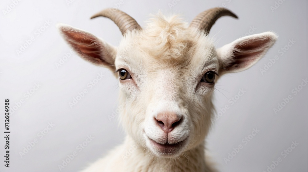 portrait of a goat