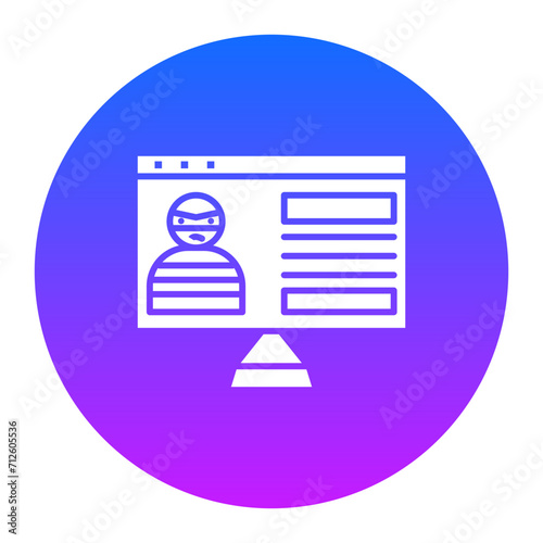 Criminal Database Icon of Crime and Law iconset.