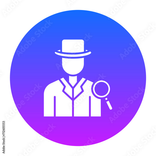 Detective Icon of Crime and Law iconset.