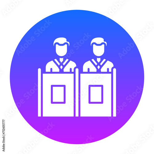 Jury Icon of Crime and Law iconset.