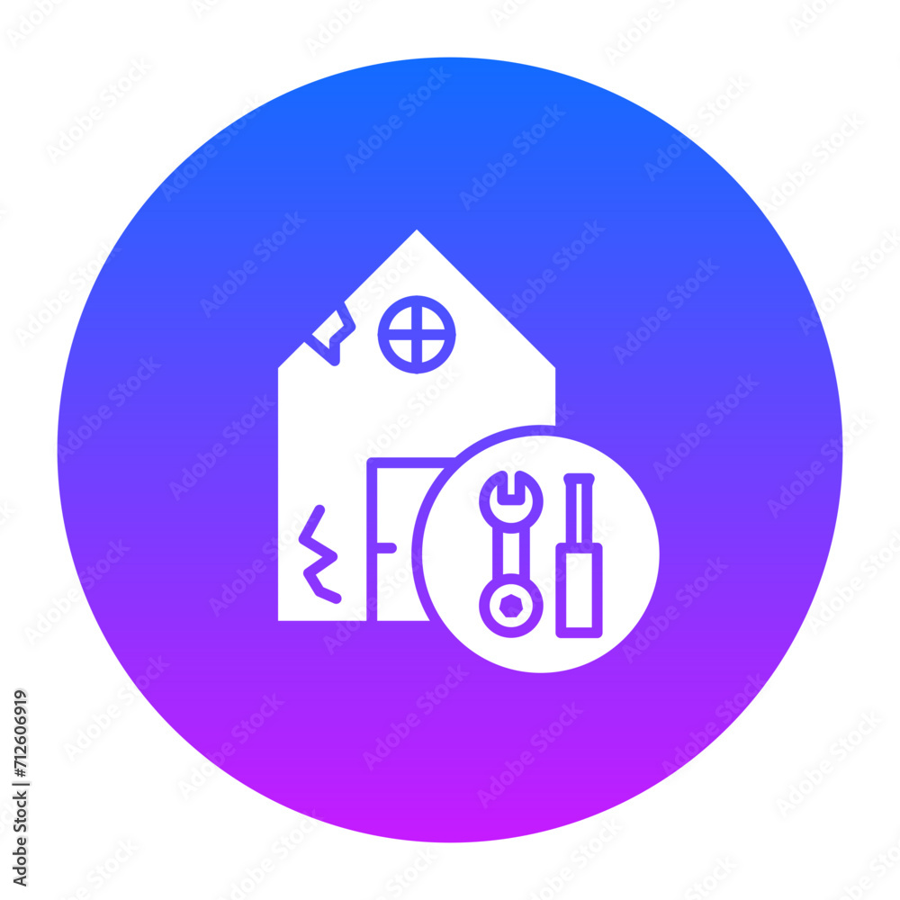 House Repair Icon of Real Estate iconset. House Repair Icon of Real Estate iconset.