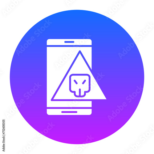 Mobile Virus Icon of Cyber Security iconset.