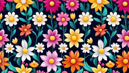 seamless floral pattern ai generated