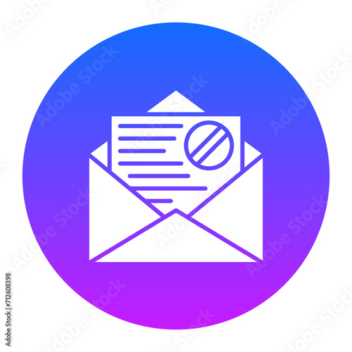 Spam Email Icon of Cyber Security iconset.