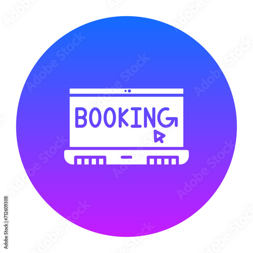 Online Booking Icon of Library iconset.
