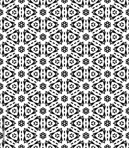 Black seamless abstract pattern. Overlay for background and backdrop. Ornamental design. PNG graphic illustration with transparent background.