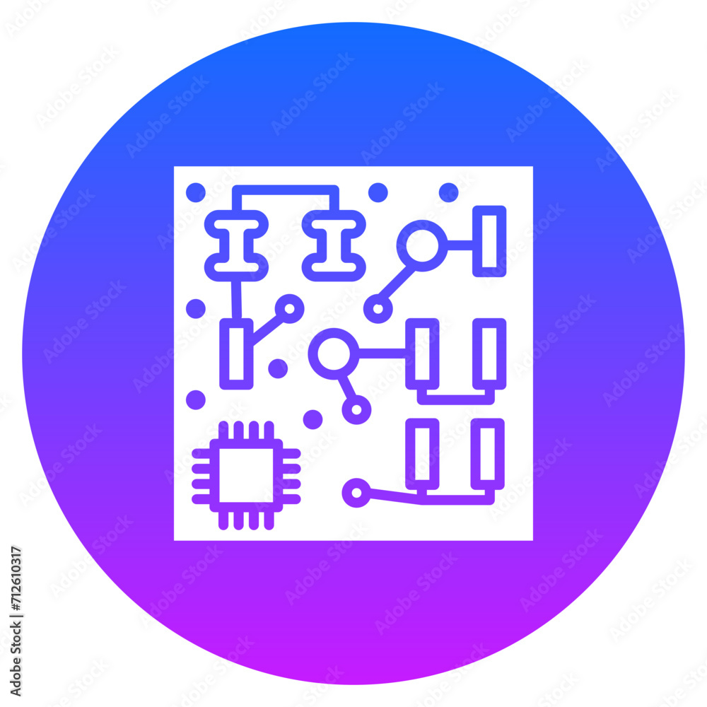 Circuit Board Icon of Engineering iconset.