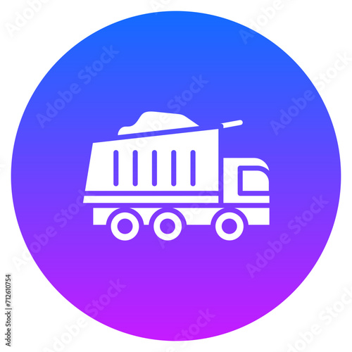 Dump Truck Icon of Engineering iconset.