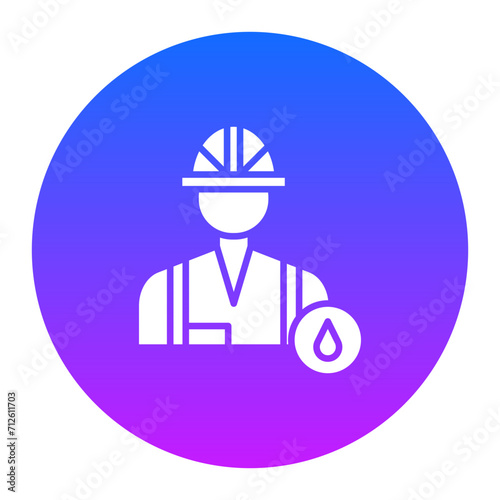 Oil Worker Icon of Petrol Industry iconset.