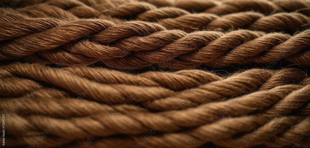 a close up of a rope that looks like it has a knot on the end of the rope and is brown and has a black stripe on the end of the end of the rope. a close up of a rope that looks like it has a knot on the end of the rope and is brown and has a black stripe on the end of the end of the rope.