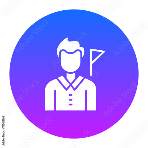 Tour Guide Icon of Hotel Management iconset.