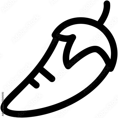 Chili Pepper Vector Icon