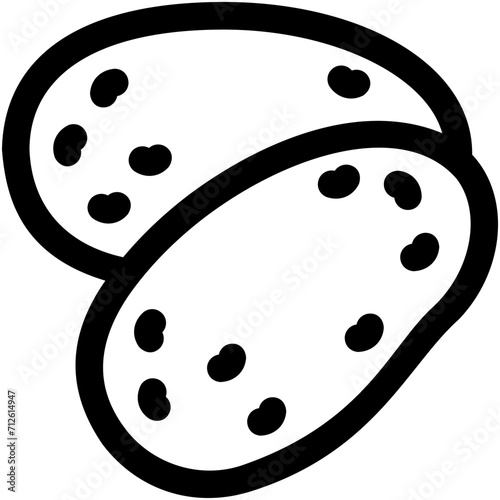 Peanut Vector Icon