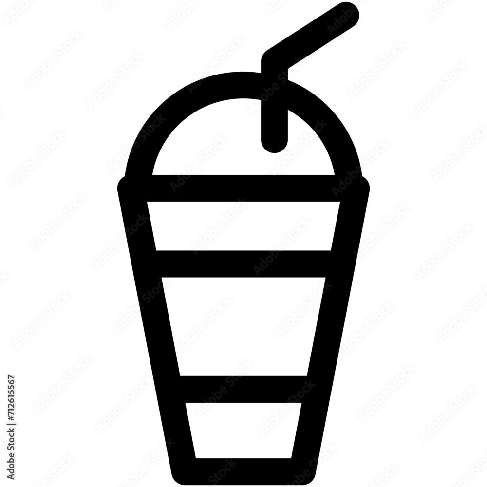 Juice Cup Vector Icon