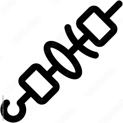 Skewer Vector Icon