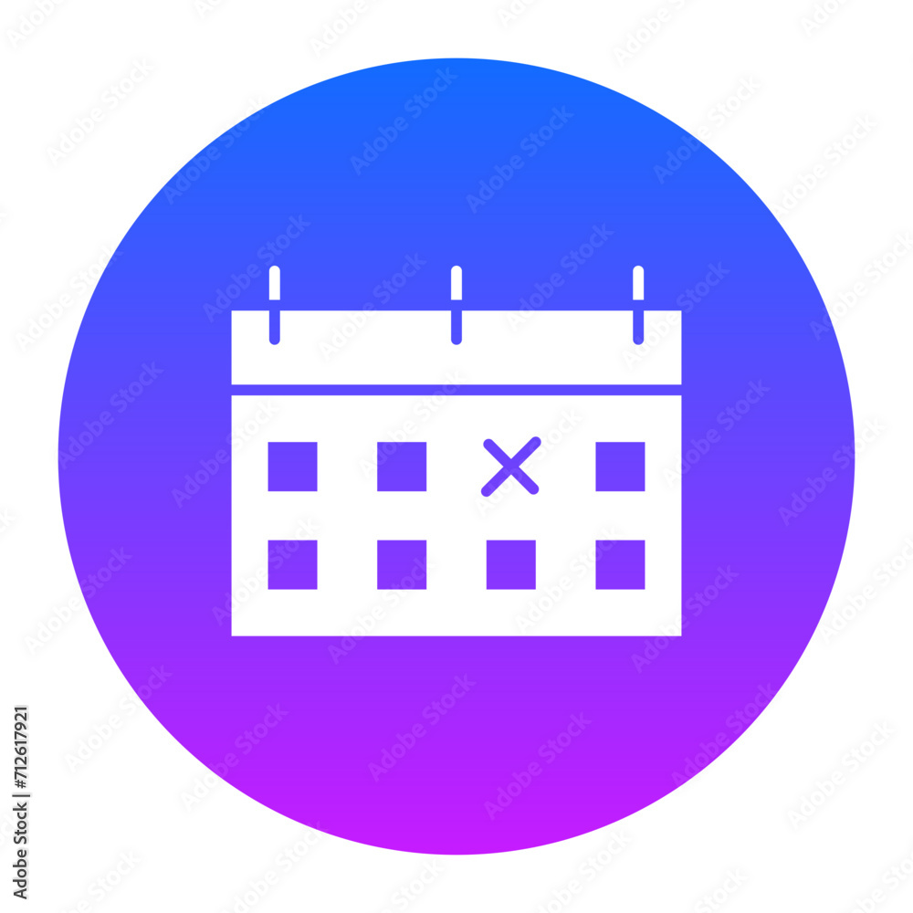 Obraz premium Calendar Icon of Banking and Finance iconset.