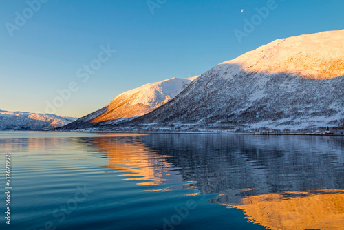 Landscape in Tromso coasts. Norway © johnkruger1