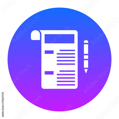 Script Icon of Cinema iconset.