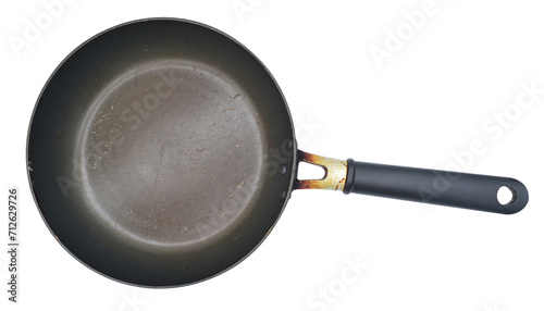фотографія old pan, top view