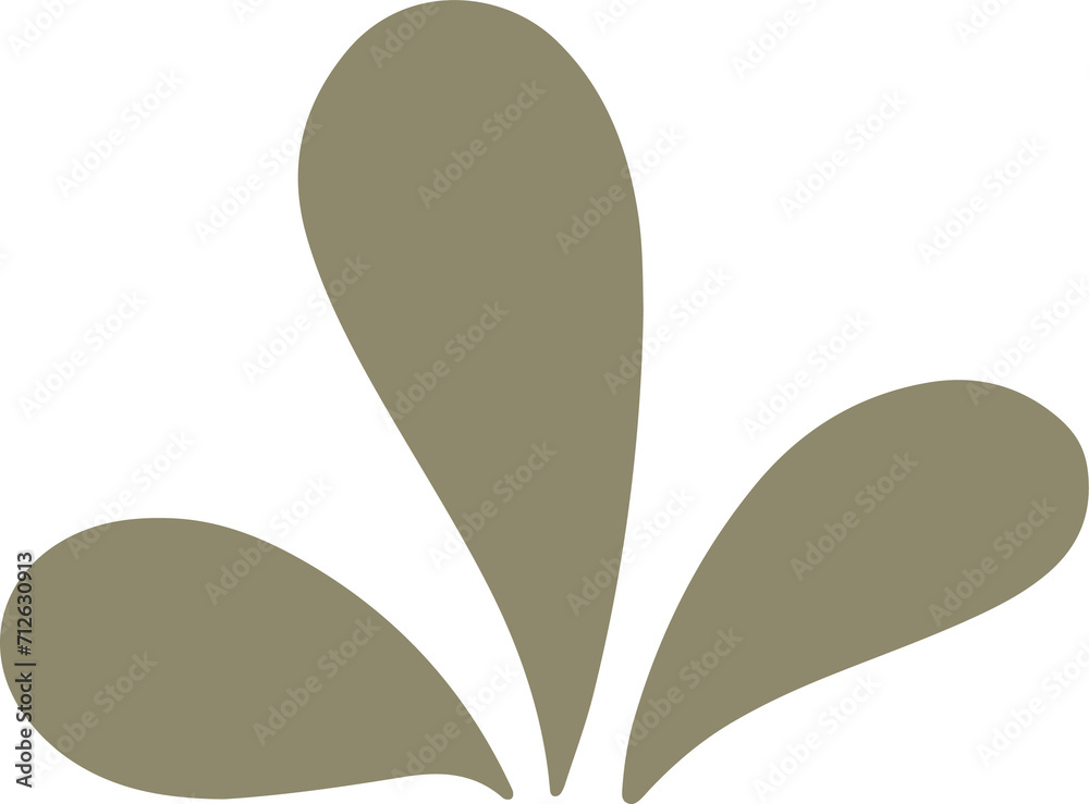 Fototapeta premium Abstract element flat vector illustration.