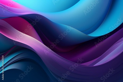 An abstract background of blue and purple. Generative AI
