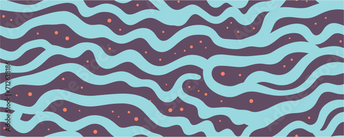 Vector illustration. Background for business cards and covers. Seamless simple abstract waves pattern.
