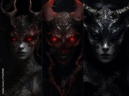
Ethereal Malevolence: AI-Crafted Demon Portraits of Dark Fantasy