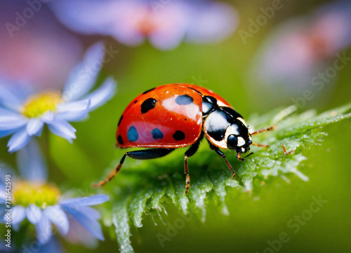 ladybird on a leaf