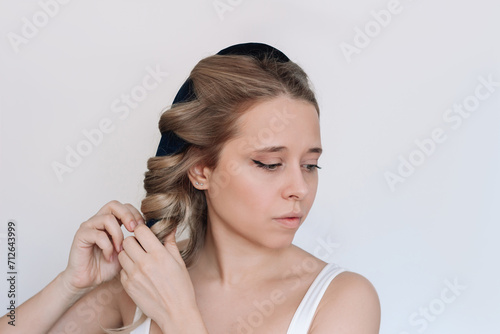 Fotografia Heatless curl
