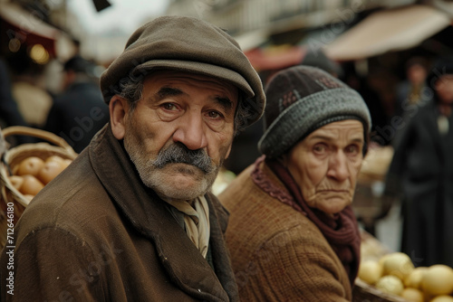 Close-Up Snapshots of 18th Century Parisian Marketgoers