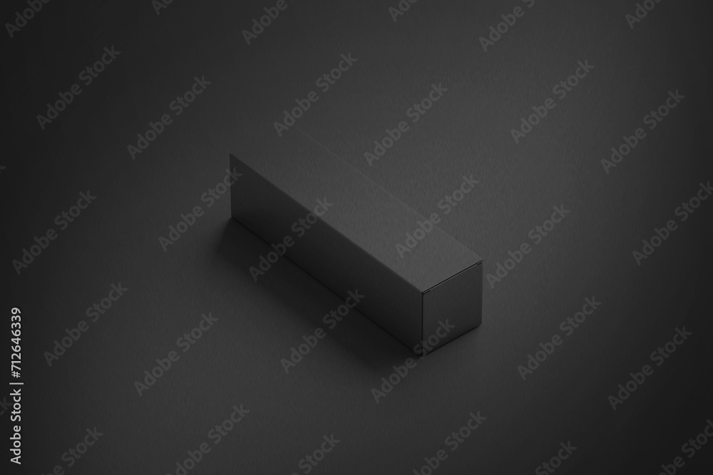 3D Ilustration. Packaging box mockup isolated. 3D Ilustration. Packaging box mockup isolated.