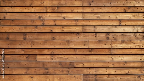 Wood texture background created of planks of various length, creating a unique paneling.