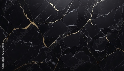 Black white and gold marble texture background 