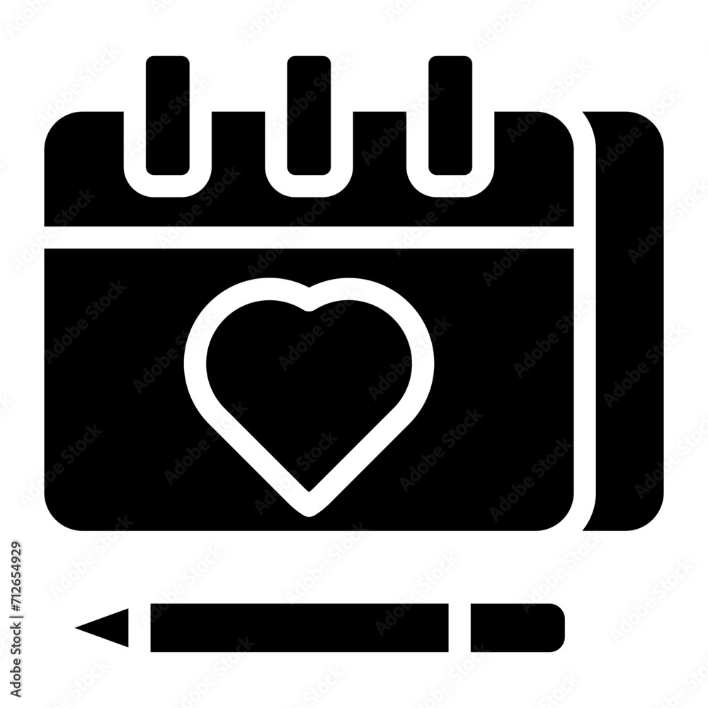 love glyph icon love glyph icon