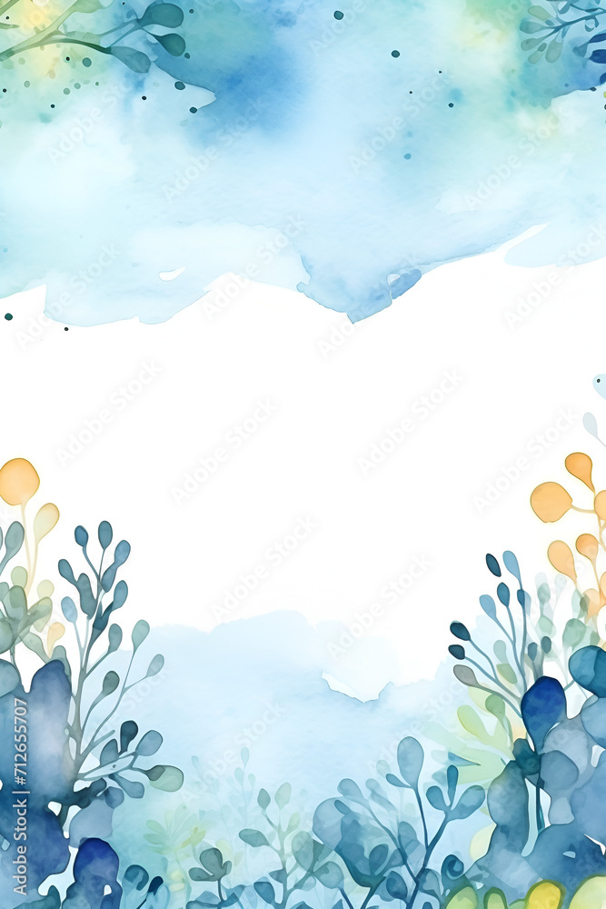 Beautiful Watercolor Clipart Design, Ai Generative Beautiful Watercolor Clipart Design, Ai Generative