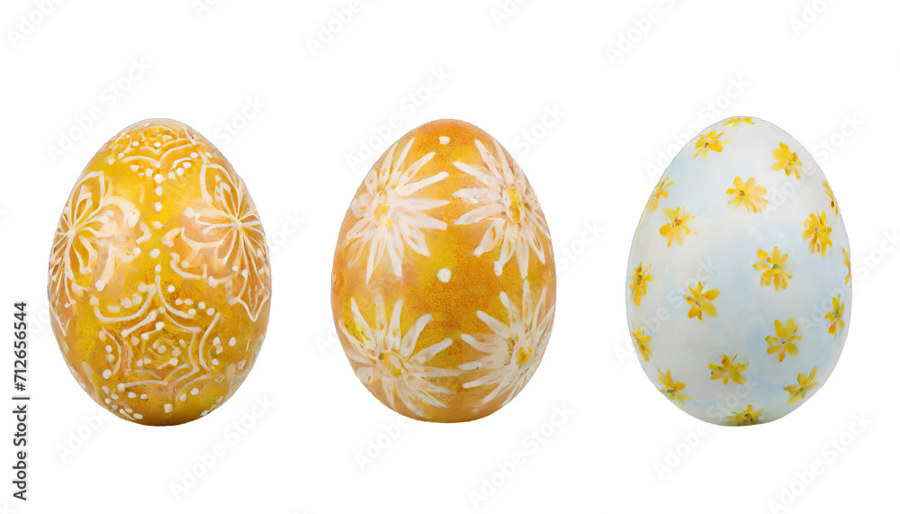 decorated easter eggs isolated decorated easter eggs isolated