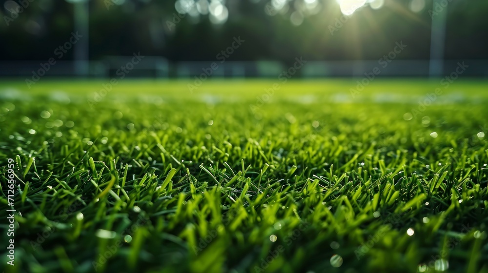impressive and beautiful grass of a field