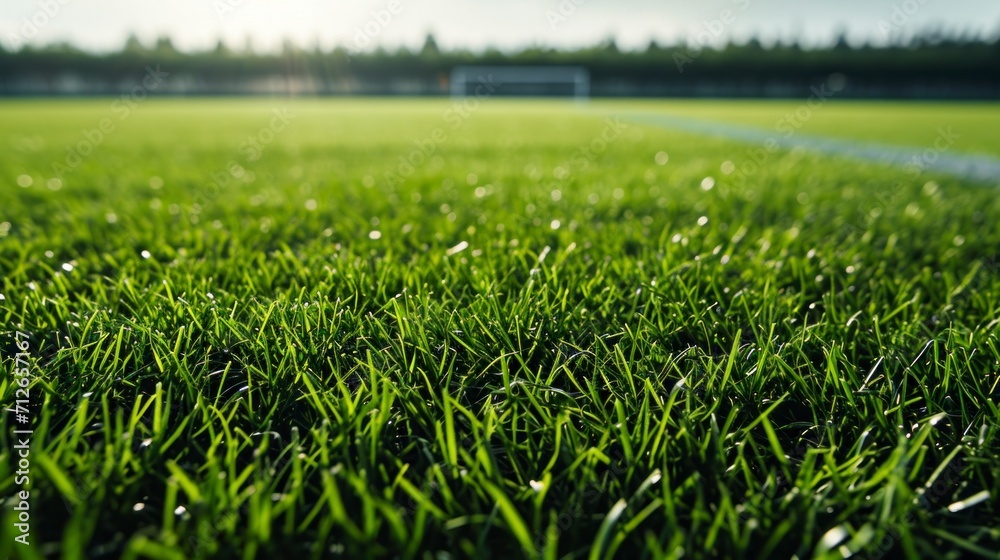 impressive and beautiful grass of a soccer field impressive and beautiful grass of a soccer field