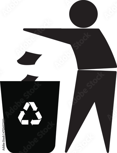 Recycle Bin Sign, Recycling Symbol