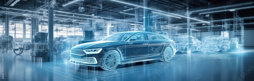 car is near the parking lot. automotive transport industry. car is near the parking lot. automotive transport industry.