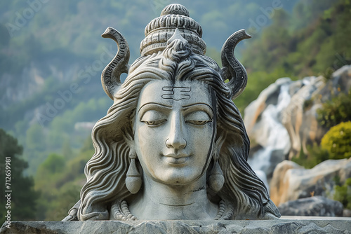 Modern statue of the Hindu Lord Shiva