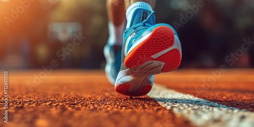 Basketball player running f...