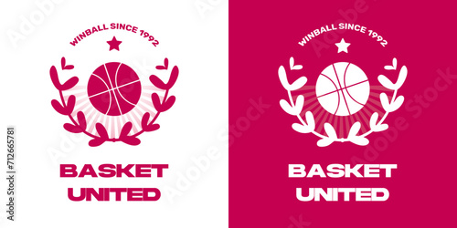 Basket United professional logo © webelemento