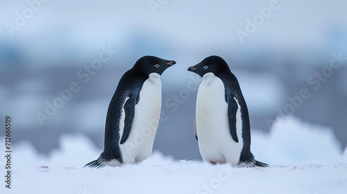 emperor penguin in polar regions  