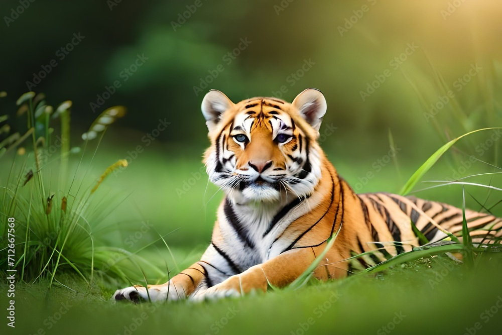 Obraz premium tiger in the jungle