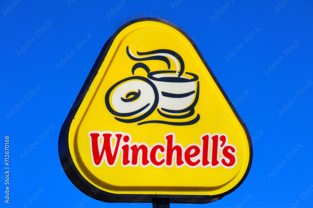 Los Angeles, California Winchell's Donut House sign, International