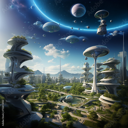 Utopia Ascendant: Visions of a Future Metropolis photo