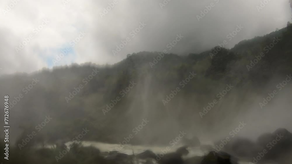Big waterfall panoramic, Aberdeen - Sri Lanka 4K Big waterfall panoramic, Aberdeen - Sri Lanka 4K