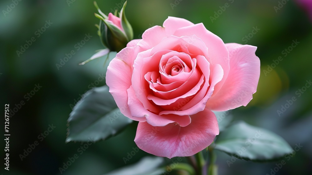 A close-up of a stunning pink rose A close-up of a stunning pink rose